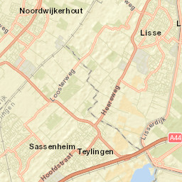 Voorhout Street Map