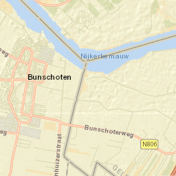Bunschoten Street Map