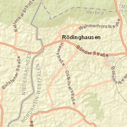 Rödinghausen Street Map