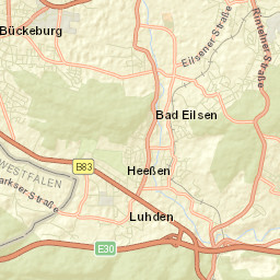 Luhden Street Map