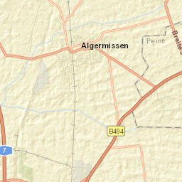 Algermissen Street Map