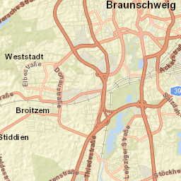 Braunschweig Street Map