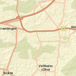 Sickte Street Map