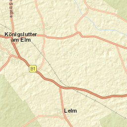 Königslutter am Elm Street Map