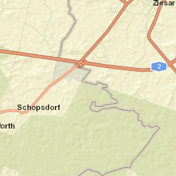 Ziesar Street Map