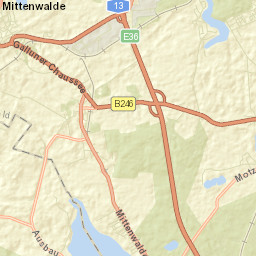Mittenwalde Street Map