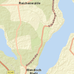 Reichenwalde Street Map