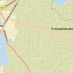 Müllrose Street Map