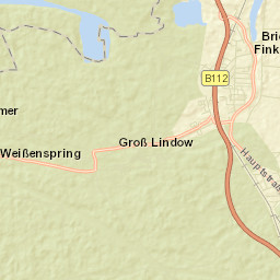 Groß Lindow Street Map