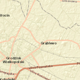 Grodzisk Wielkopolski Street Map