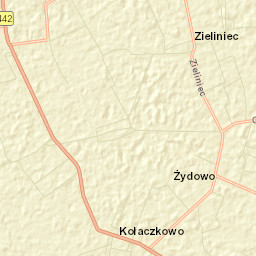 Kołaczkowo Street Map