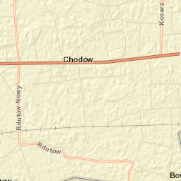 Chodów Street Map