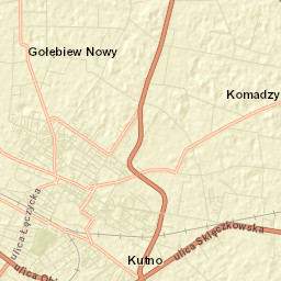 Kutno Street Map