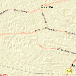 Oporów Street Map