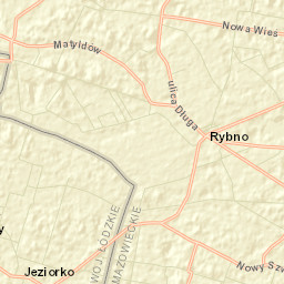 Rybno Street Map