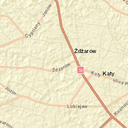 Powiat sochaczewski Street Map