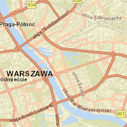 Śródmieście Street Map