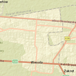 Wesoła Street Map