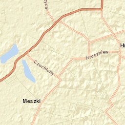 Powiat łosicki Street Map