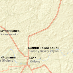 Kolpny Street Map
