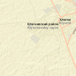 Klyuchi Street Map