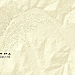 Sretensk Street Map