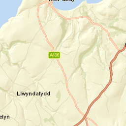 Llanarth Street Map