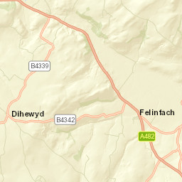 B4337, Lampeter, Ceredigion SA48 7SA Street Map