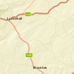 1 Next End Cottages, Lyonshall, Kington Street Map