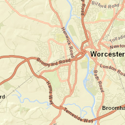 Lower Broadheath Street Map