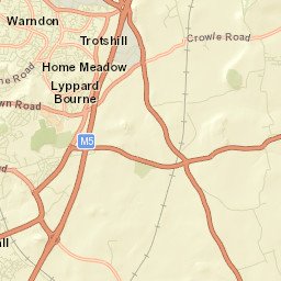 Worcestershire Street Map