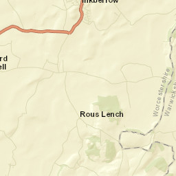High Street, Inkberrow, Worcester Street Map