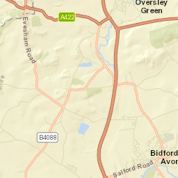 Bidford-on-Avon Street Map