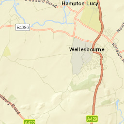 Wellesbourne Street Map
