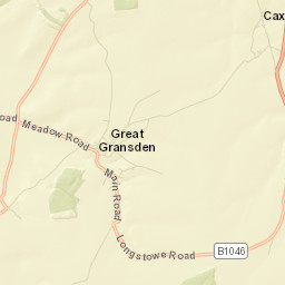 Great Gransden Street Map