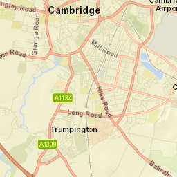 Cambridge, uk Street Map