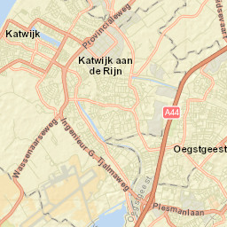 Oegstgeest Street Map