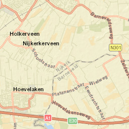 Terschuur Street Map