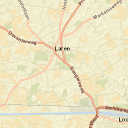 Laren Street Map