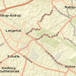 Lengerich Street Map
