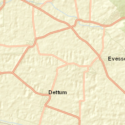 Dettum Street Map