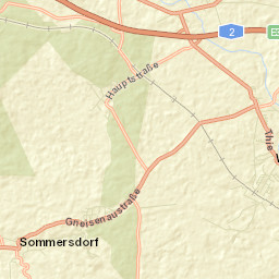 Sommersdorf Street Map