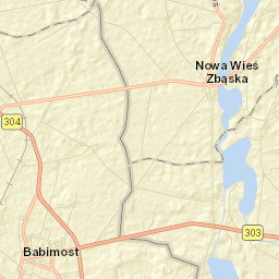 Babimost Street Map