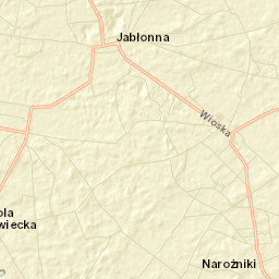 Jabłonna Street Map
