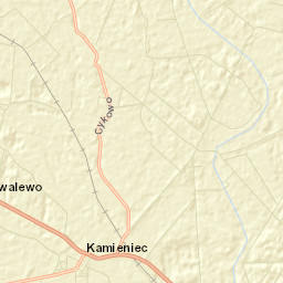 Kamieniec Street Map