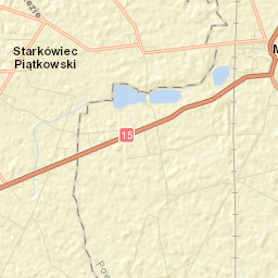 Miłosław Street Map