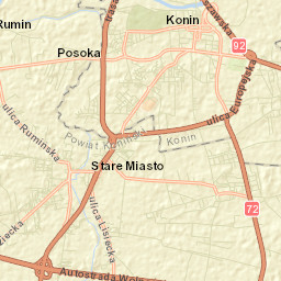 Stare Miasto Street Map