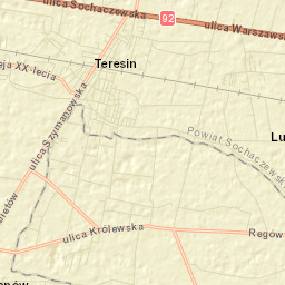 Paprotnia Street Map