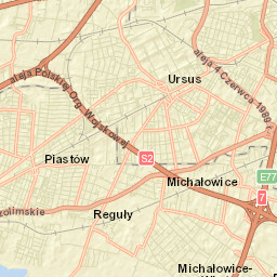 Piastów Street Map