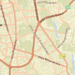 Wilanów Street Map